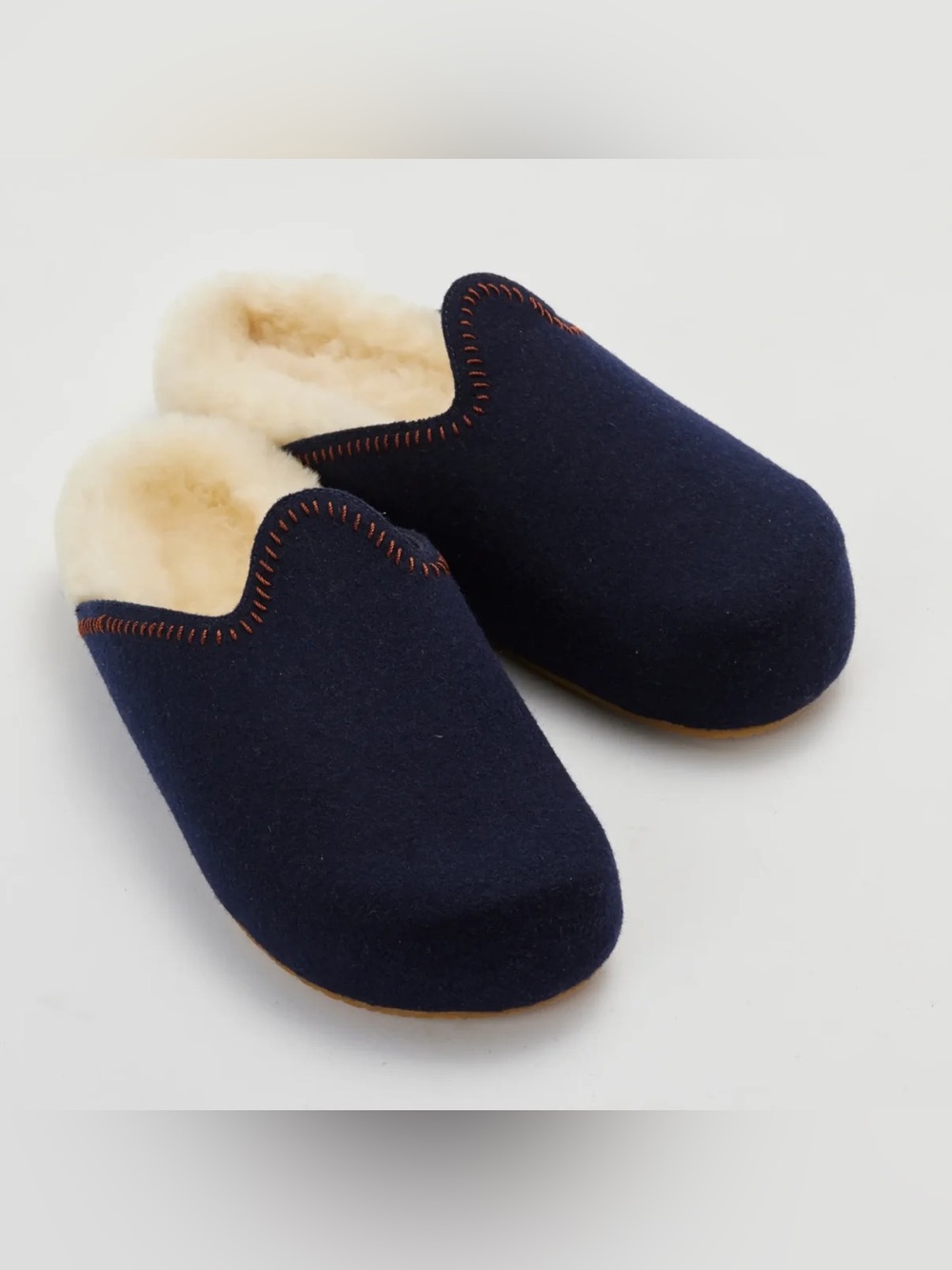 Commbi The Woolie Burro in Navy, Size 7 Women